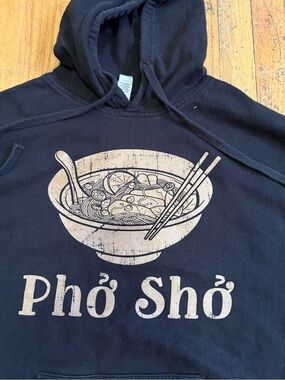 Pho Sho Black Hoody Small